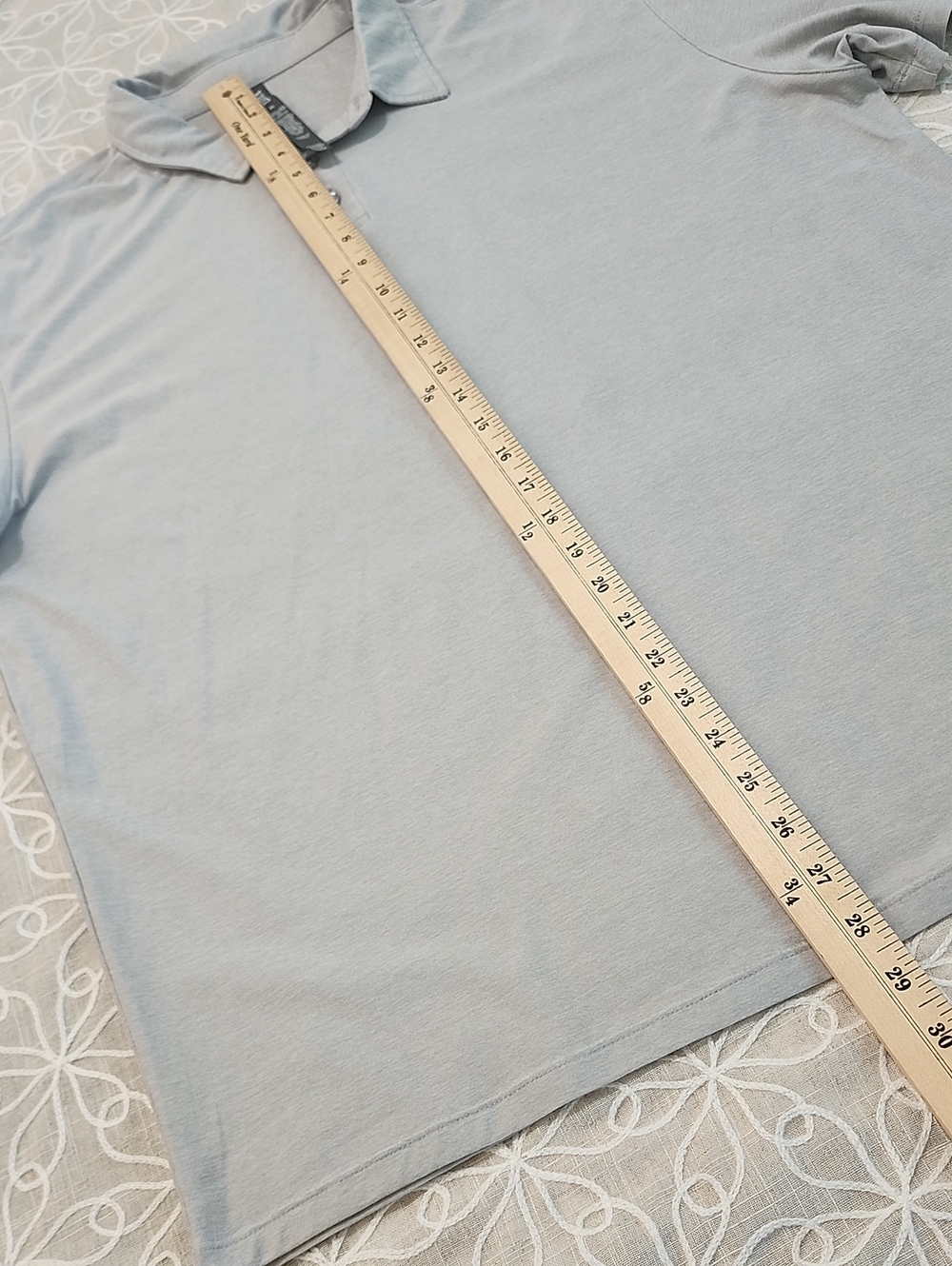 Vuori Light Gray Men’s Polo Shirt  XL - Picture 10 of 10